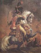 Theodore Gericault Chasseur of the Imperial Guard,Charging (mk10 oil painting artist
